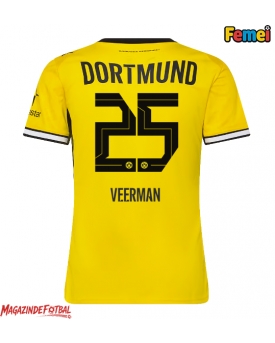 Borussia Dortmund Joey Veerman #25 Tricou Fotbal Replică 2026-27 Femei Acasa Borussia Dortmund Joey Veerman #25 Tricou Fotbal Replică 2026-27 Femei Acasa